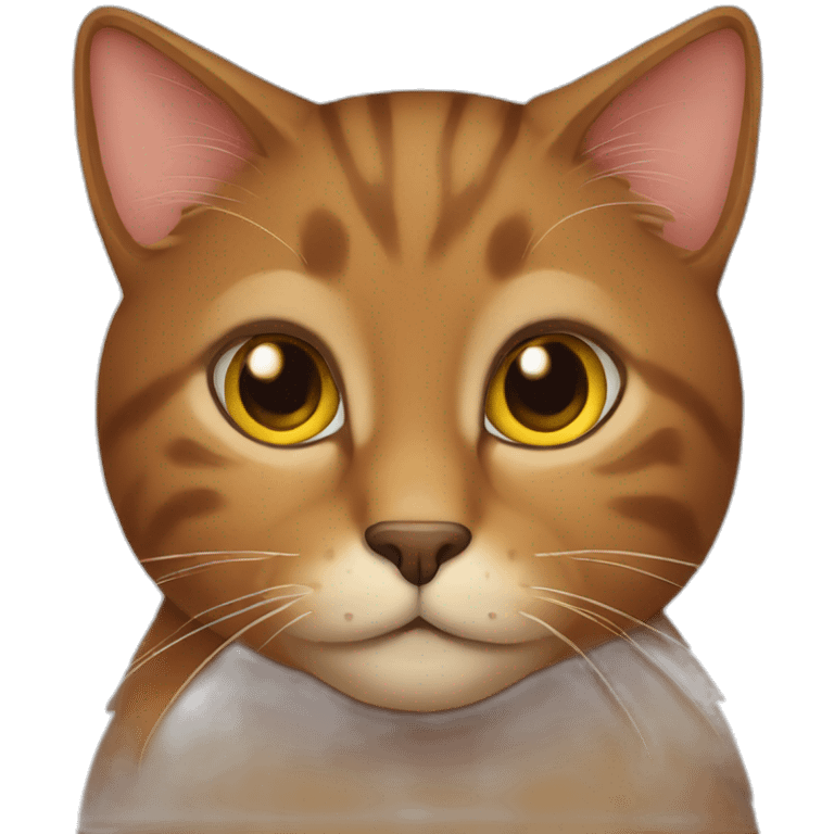 brown cat emoji