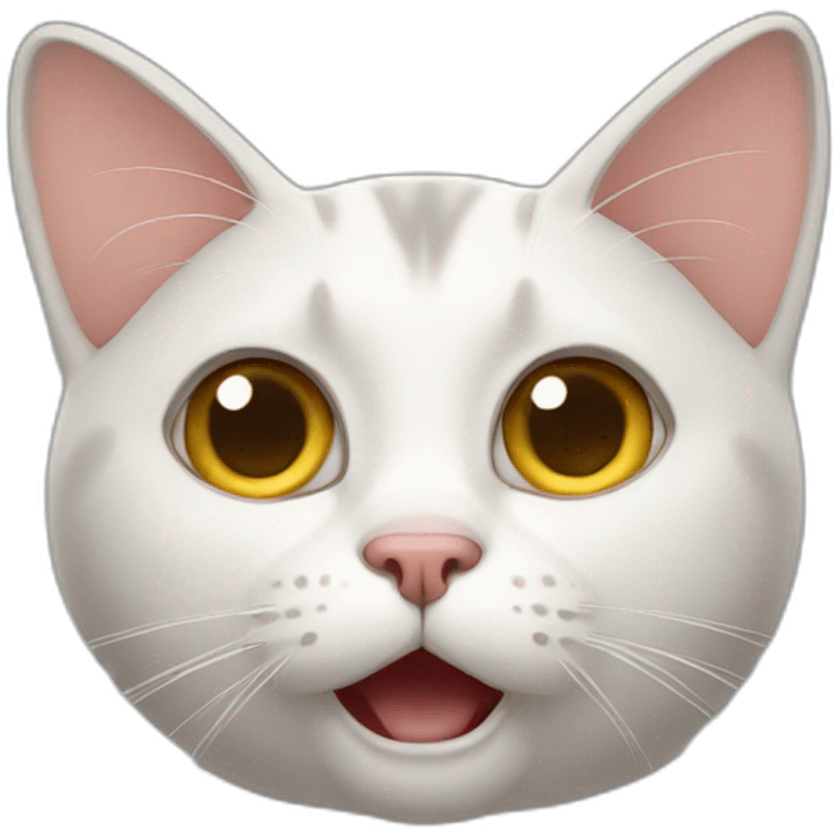 Cat shocked emoji