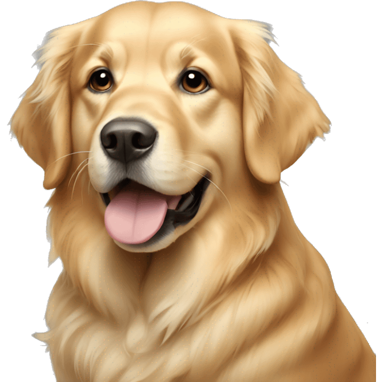 A golden Retriever  emoji