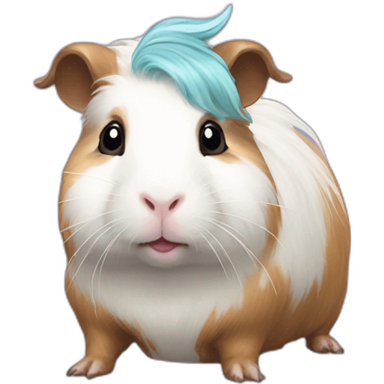 Guinea pig unicorn emoji