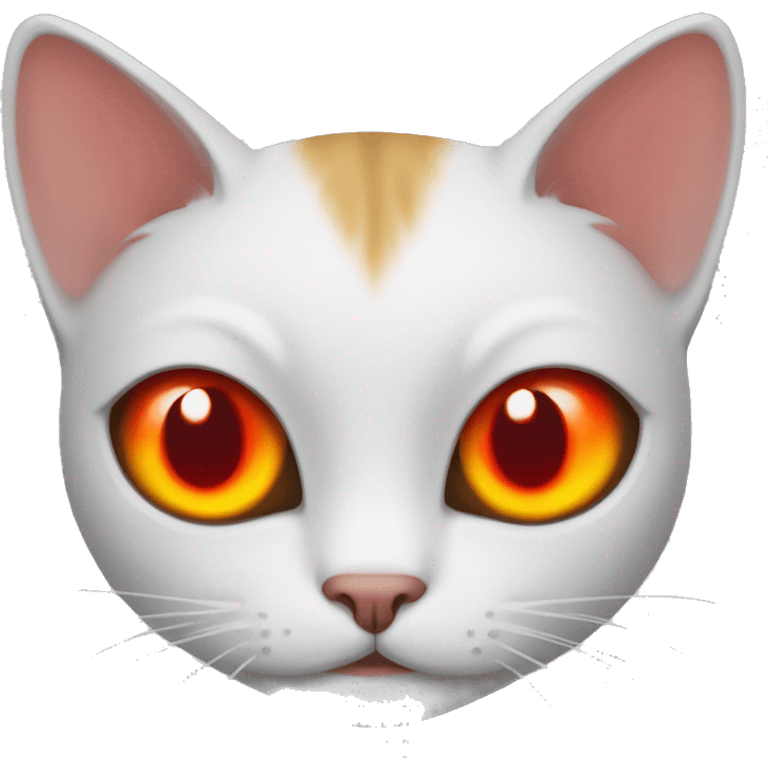 cat with red chili eyes emoji