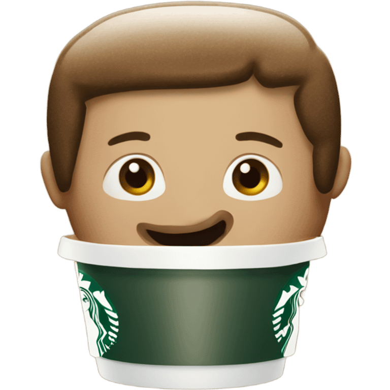 Starbucks coffee emoji