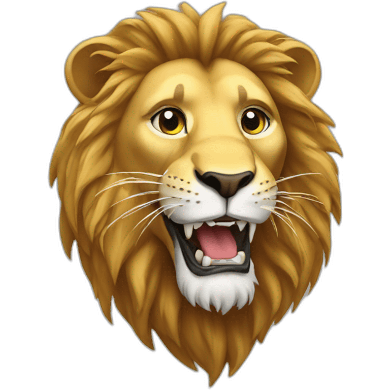 lion with dollars emoji