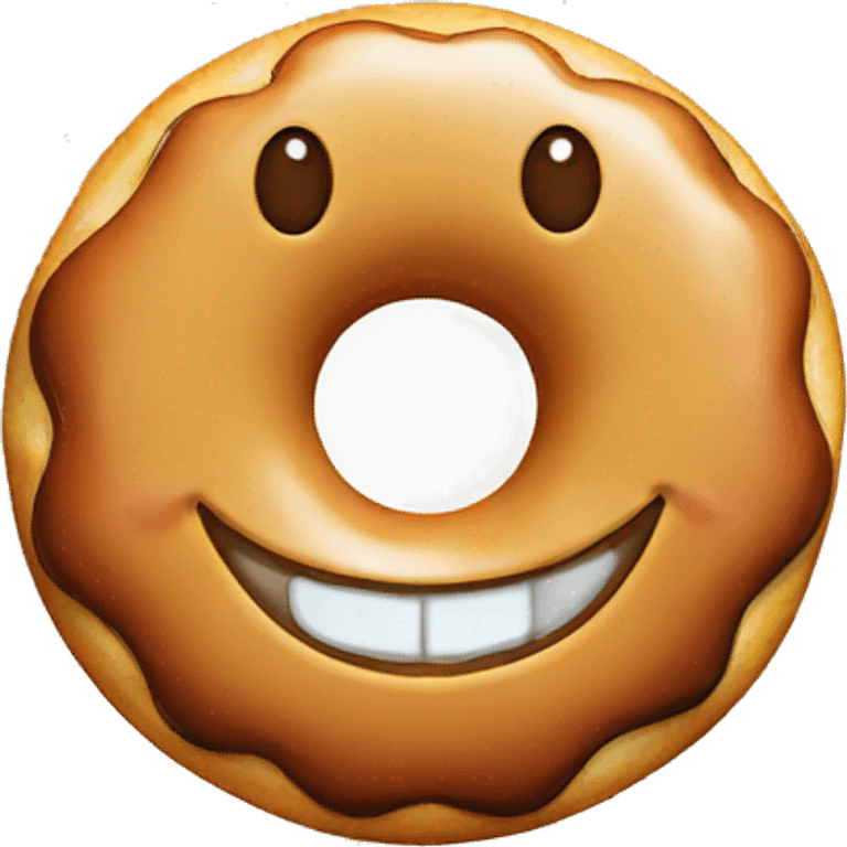 smile with a donut emoji