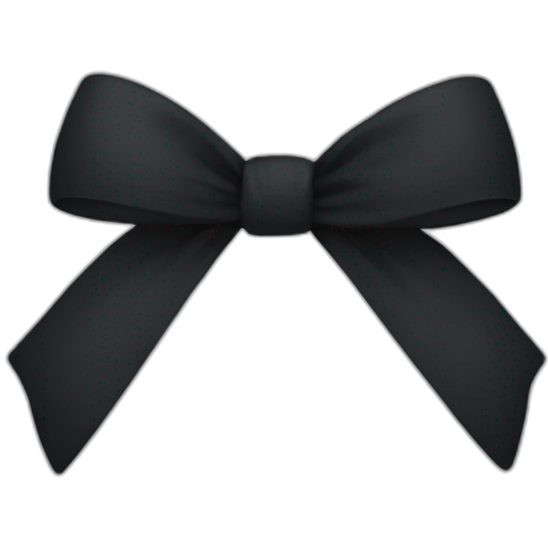 BLACK BOW emoji