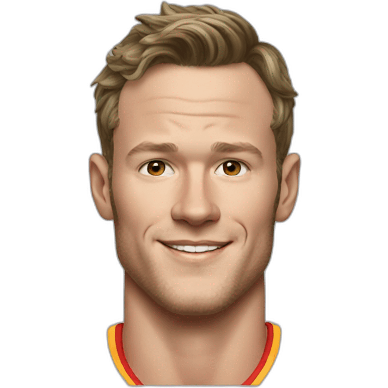 Jonathan Toews as rainbow beach bum emoji