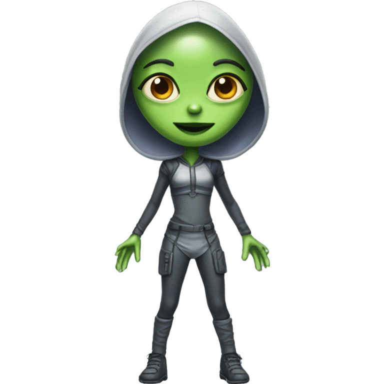 alien girl full body  emoji