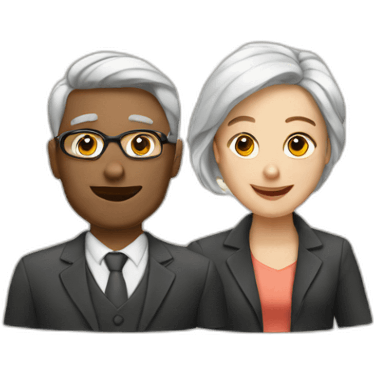 two clients emoji