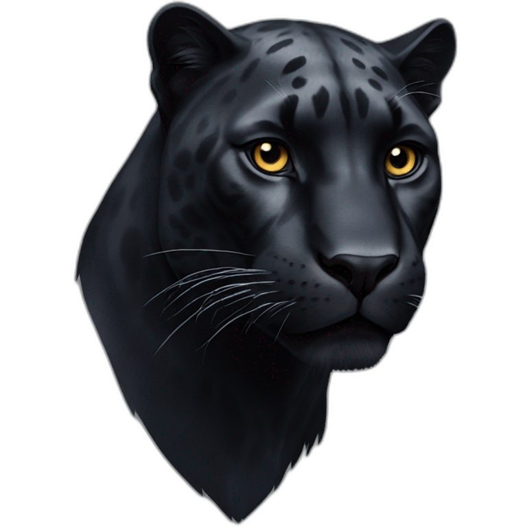 Black panther animal emoji