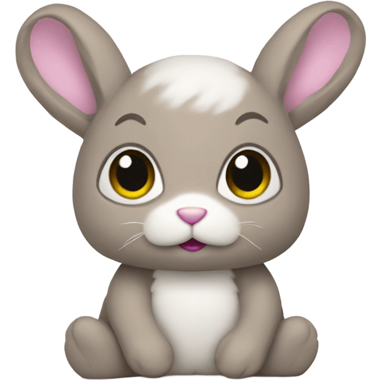 Plush bunny doll emoji