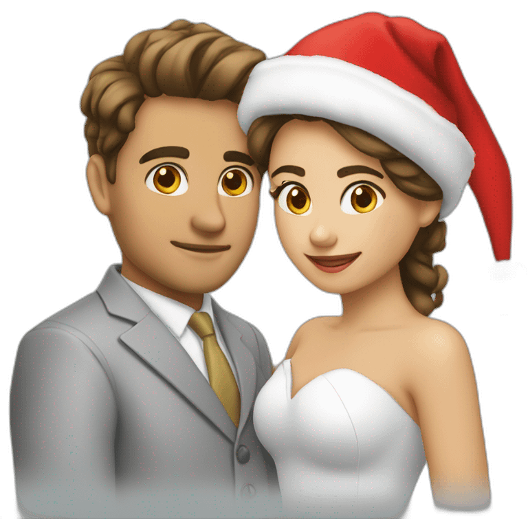 novios navidad emoji