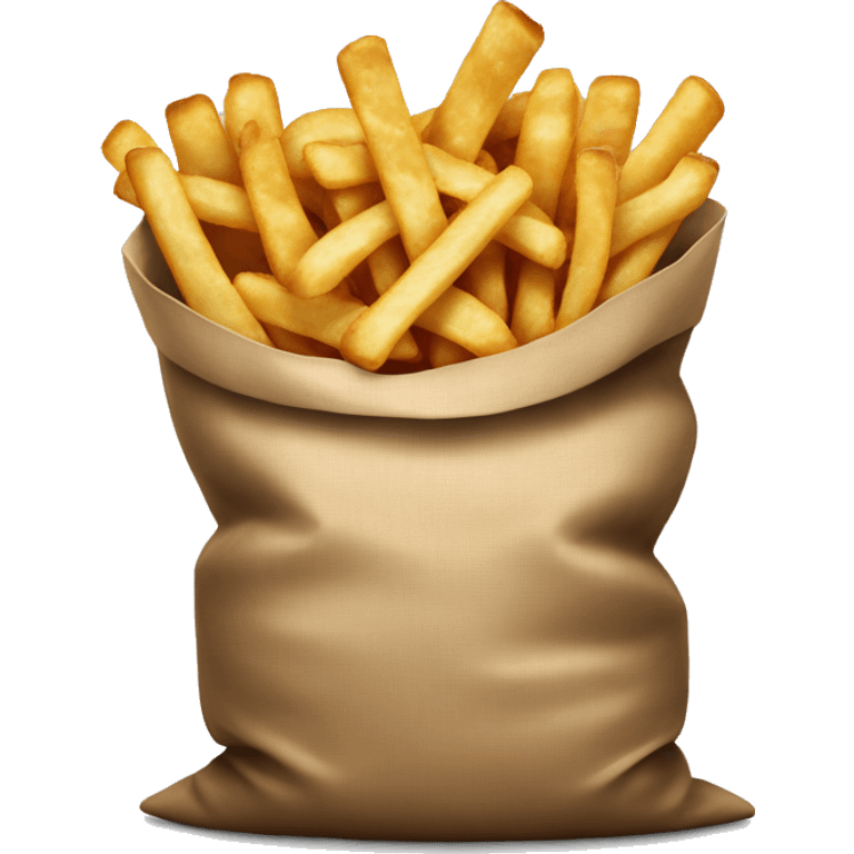 Sack of fast-food emoji