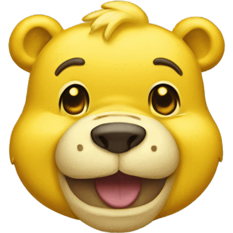 Yellow carebear emoji