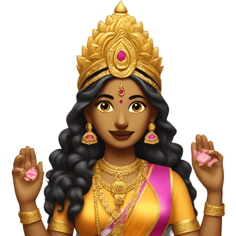 Goddess lakshmi  emoji