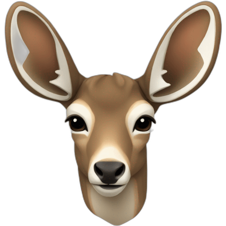 mule deer ears emoji