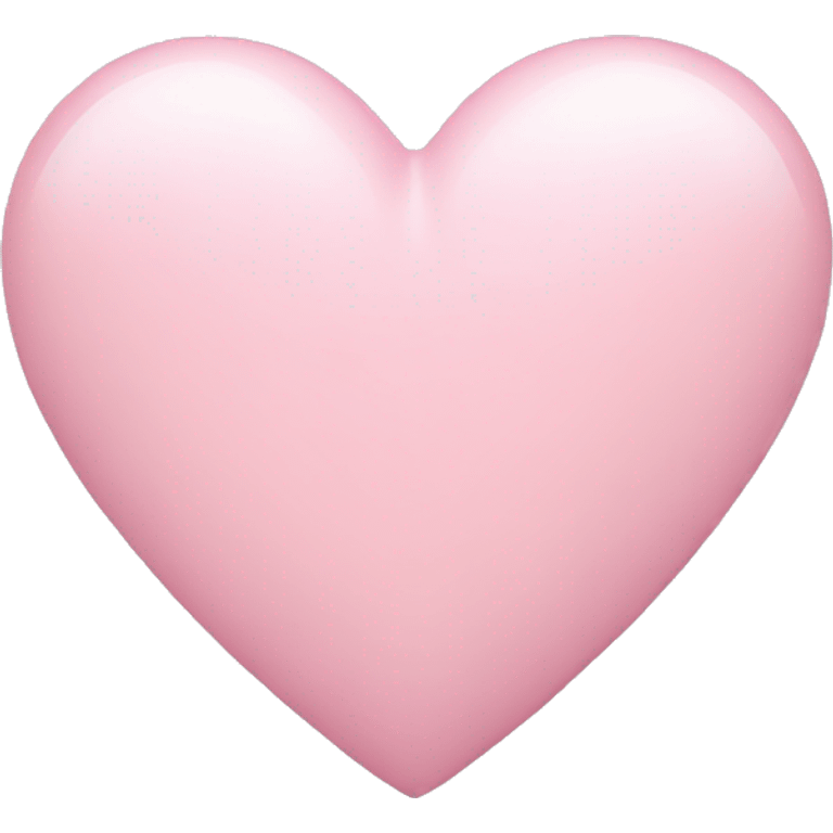 Light pink heart emoji