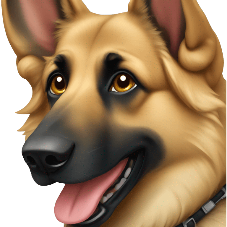 German shepherd  emoji