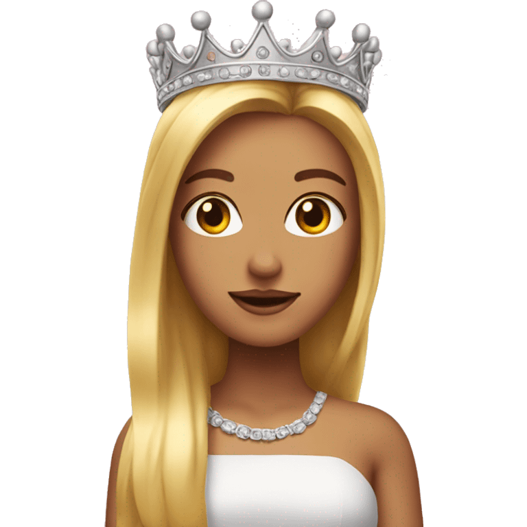 This emoji 💁🏼‍♀️ With a crown on the head  emoji