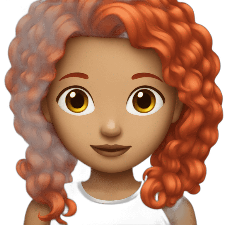 Girl red hair emoji