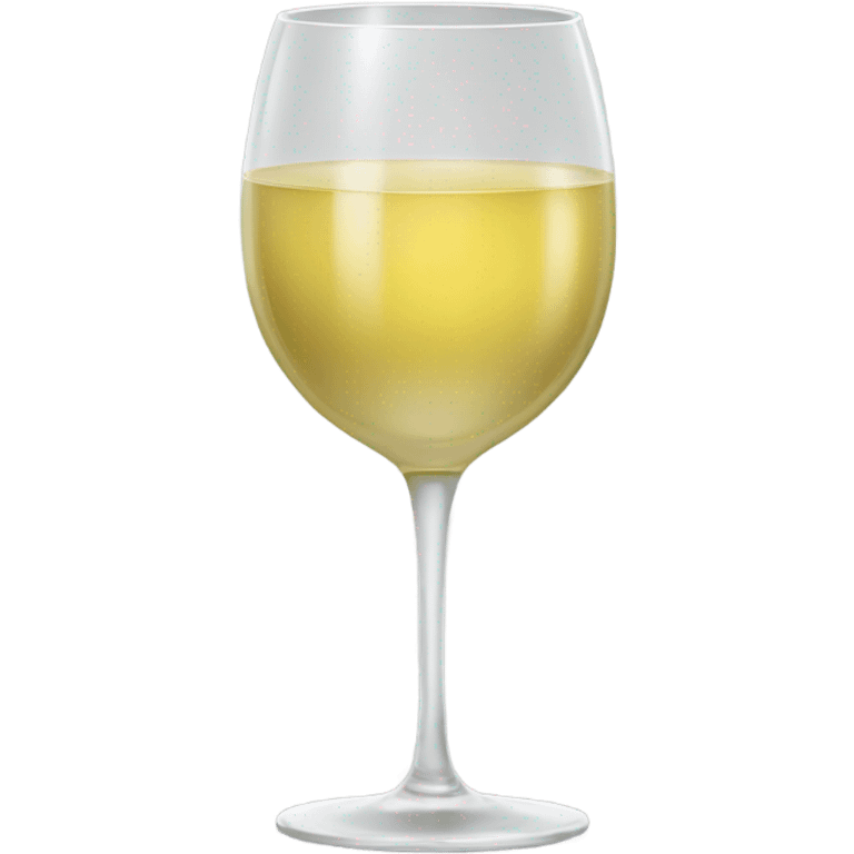 White wine in a wine glass emoji