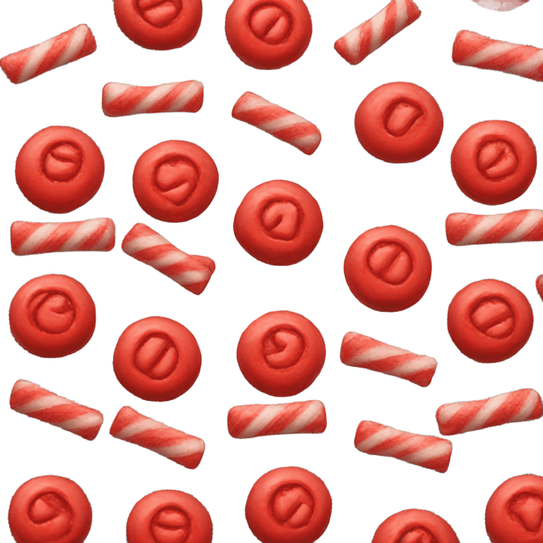 Red sweets of merry Christmas  emoji