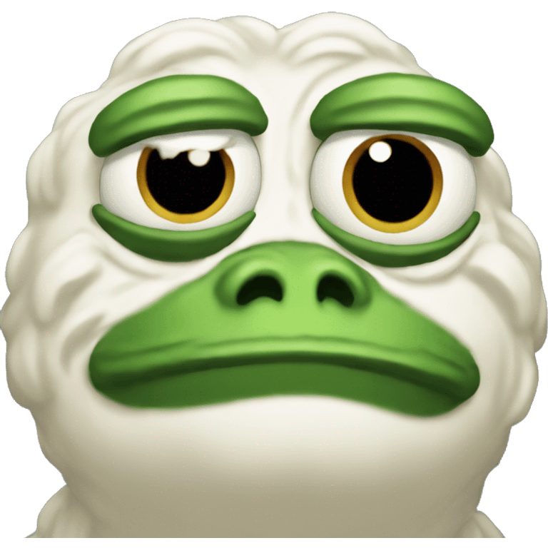 pepe sad face with kekW emoji