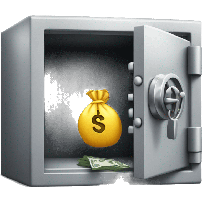 Open safe with money coming out
 emoji