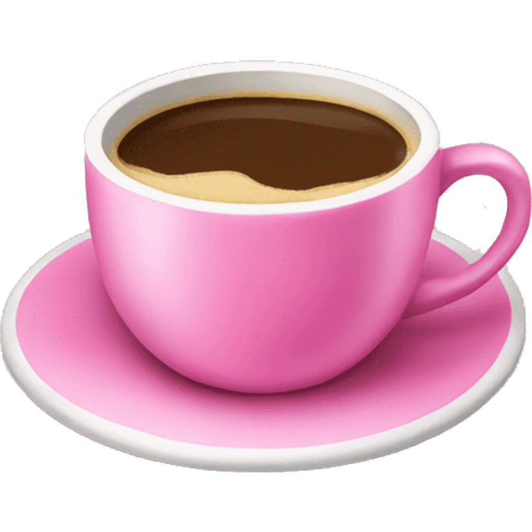 pink coffee emoji