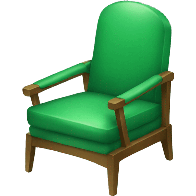 Green chair emoji