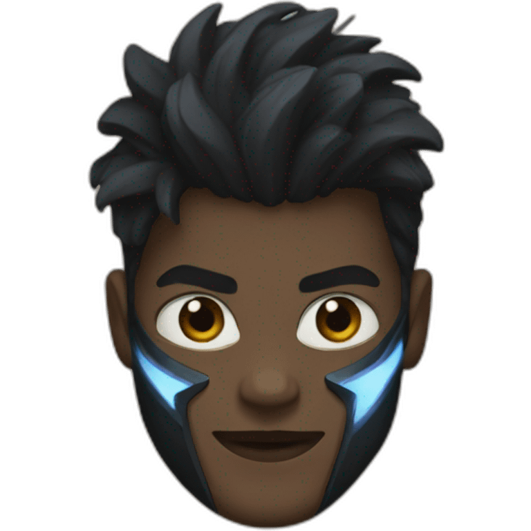 Black thunder emoji