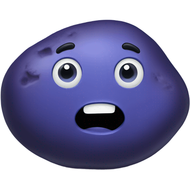 Blue potatoes  emoji