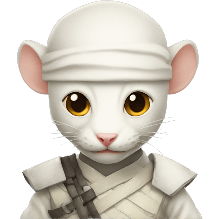 Albino rat ninja  emoji