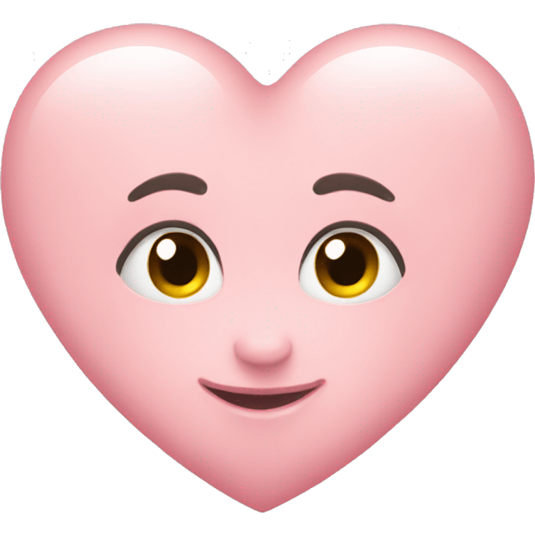 Baby pink heart emoji