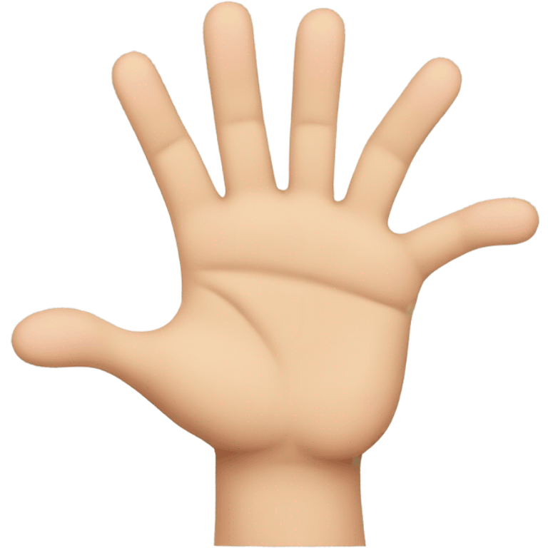 hand with 2 fingers up(thumb, index and pinky) emoji