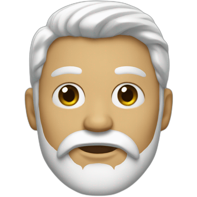 Barba blanca emoji