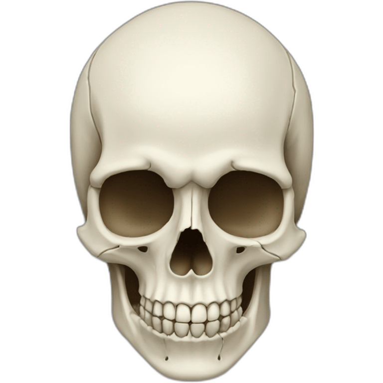 Open Skull emoji