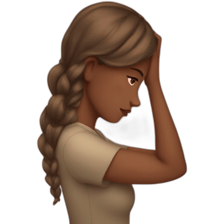 Heart broken women emoji