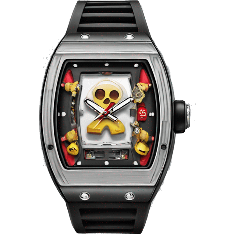 mini richard mille watch emoji