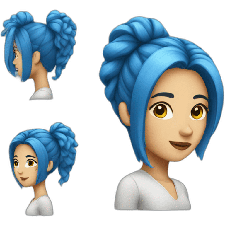 blue-hair-woman emoji