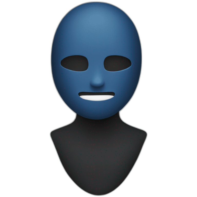 chat avec un masque emoji