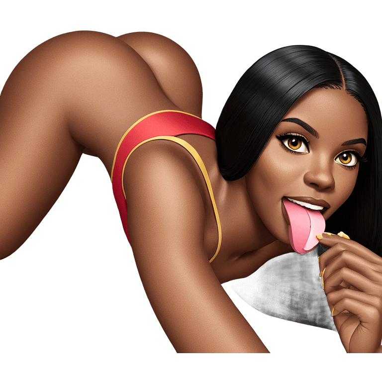 dark-skinned beauty in allure emoji