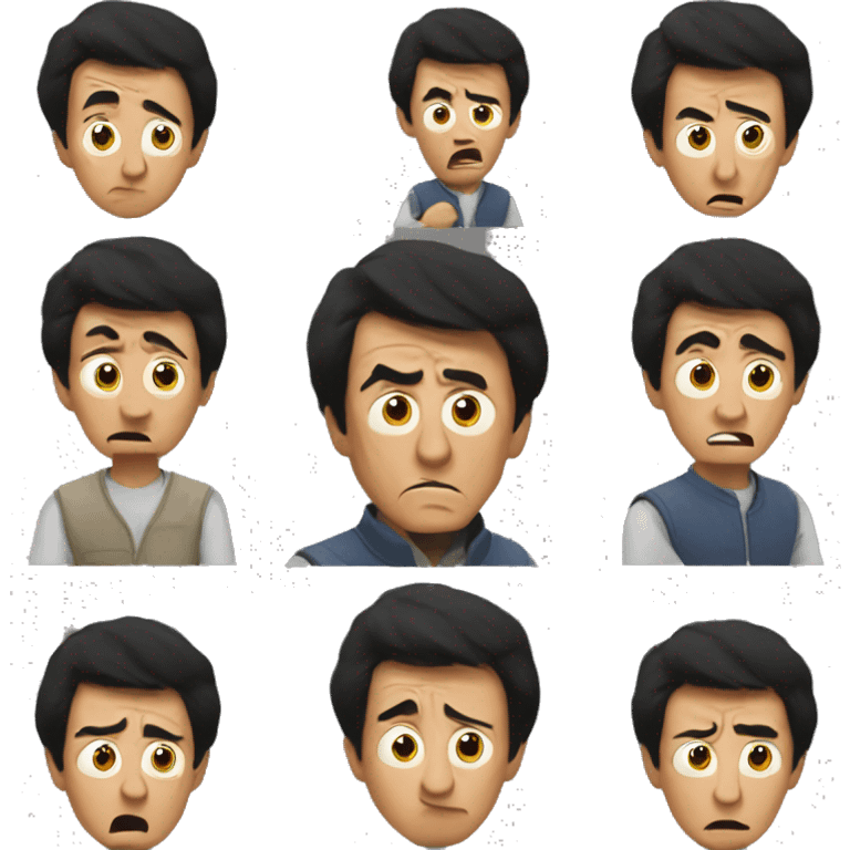 jackie chan confused meme emoji