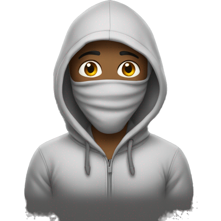 Men in hoodie  emoji