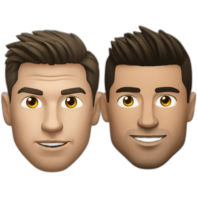 Ronaldo vs messi emoji