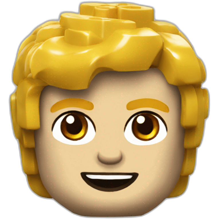 lego head thrilled emoji