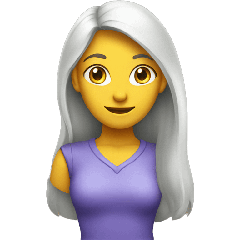 woman looking for a house emoji