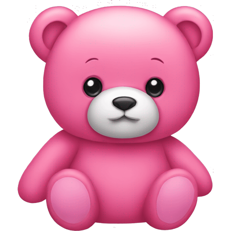 Pink Teddy bear emoji