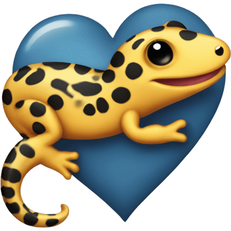 Spotted Salamander happy sending a heart emoji