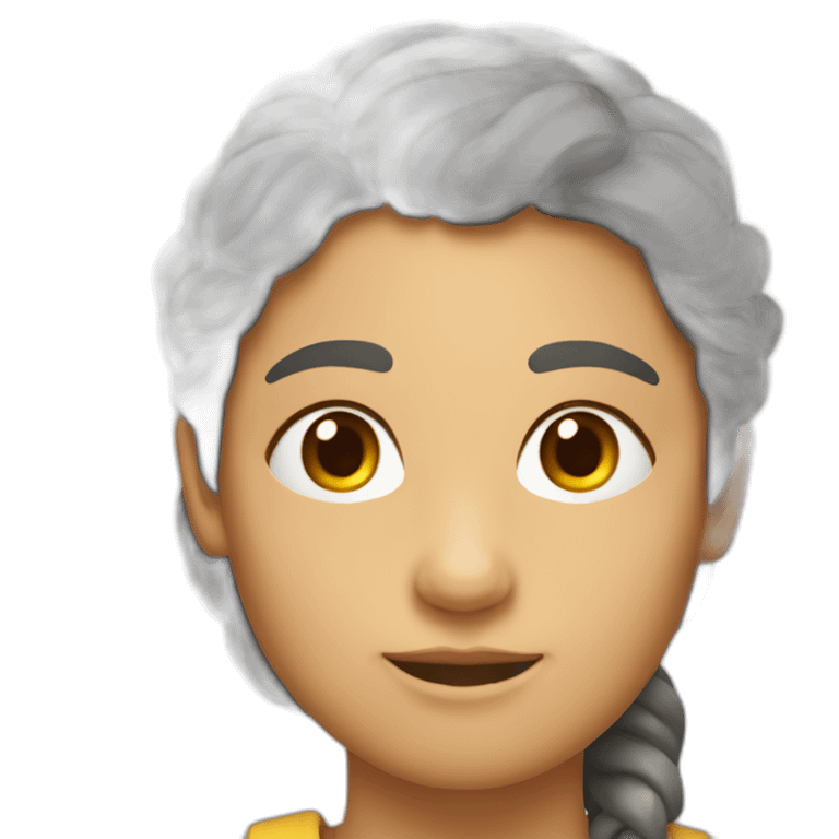 Une femme qui joue avec les cheveux de son homme emoji