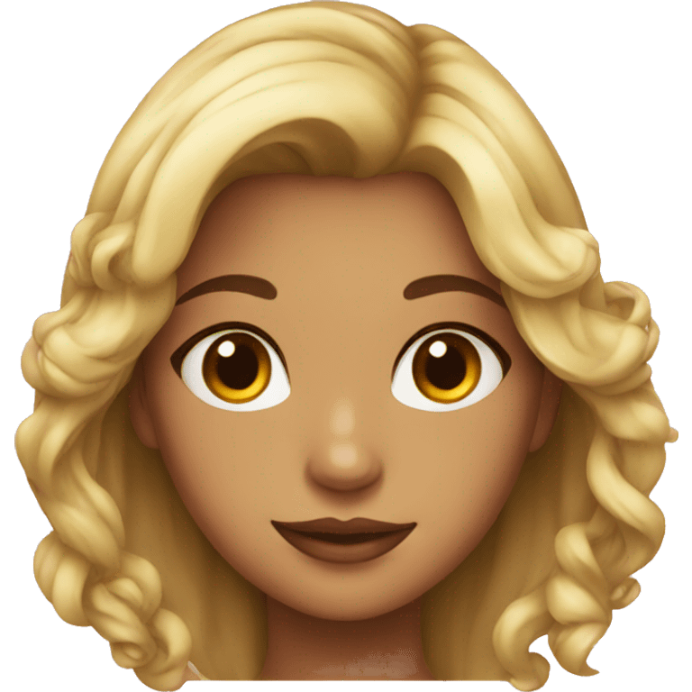 A beautiful girl emoji